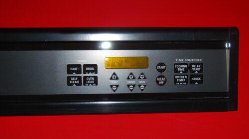 Part # WB36T10159 | 191D1576P012 | WB27K5299 GE Oven Control Panel And Board (used, overlay good - Black)
