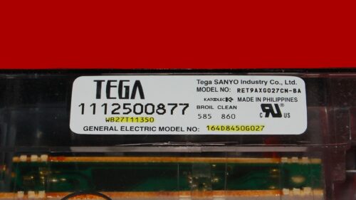 GE Oven Control Board – Part Number WB27T11350 | 164D8450G027 – Pre-Owned/Used Tested