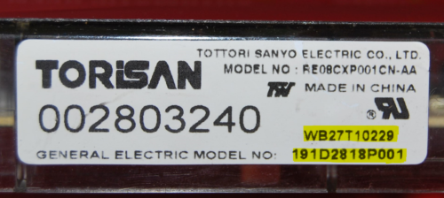 Part # WB27T10229 | 191D2818P001 - GE Oven Control Board (used, overlay - Dark Gray )