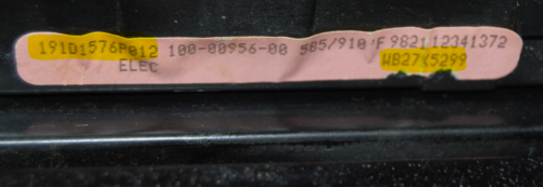 Part # WB36T10159 | 191D1576P012 | WB27K5299 GE Oven Control Panel And Board (used, overlay good - Black)