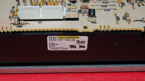 Part # 164D3255G003 | GE Oven Control Board (overlay fair - Bisque)