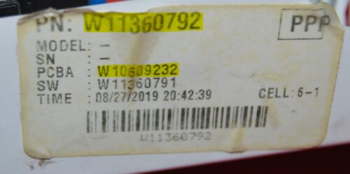 Part # W11360792 | W10609232 - Whirlpool Dryer Control Board (used)