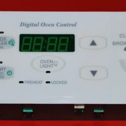 Part # 77001219 | 31-31992501-0 - Amana Oven Control Board (used, overlay good - White )