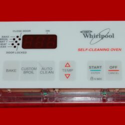 Part # 8053980 | 3195169 | Whirlpool Oven Control Board (overlay good - White)