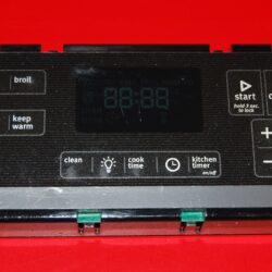 Part # W10348715 Whirlpool Oven Control Board (used, overlay fair - Black)