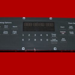 Part # WB27X27123 | 191D8545G029 | GE Oven Control Board (used, overlay fair - Dark Gray)