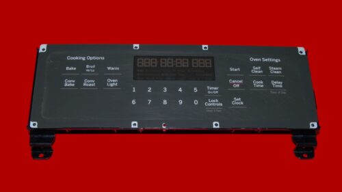 Part # WB27X27123 | 191D8545G029 | GE Oven Control Board (used, overlay fair - Dark Gray)
