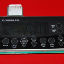 Part # 4453608 Whirlpool Gas Oven Control Board (used, overlay fair - Black)