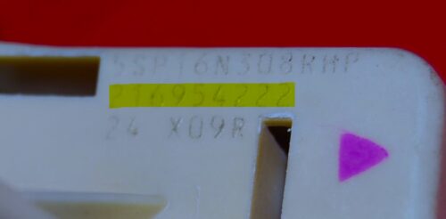 Part # 216954222 | 5S16N308RHP - Frigidaire Refrigerator Start Relay And Capacitor (used)