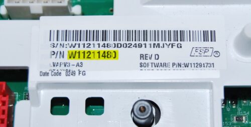 Part # W11211480 - Whirlpool Washer Control Board (used)