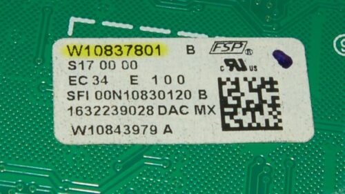 Part # W10837801 | W10904904 | Maytag Oven Control Board (overlay good - Black)