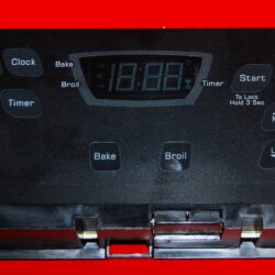 Part # W10310968 - Whirlpool Oven Control Board (used, overlay good - Black )