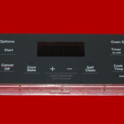 GE Oven Control Board 164D8450G178 | WB27X29093 | OEM Used Tested (overlay good - Dark Gray)