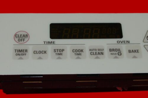 Part # WB12K0005 | 191D1001P005 | GE Gas Oven Control Board (overlay fair - Bisque)