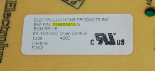 Part # 316455410 - Frigidaire Oven Control Board (used)