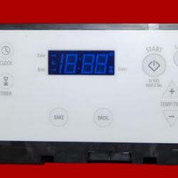 Part # W10173529 - Whirlpool Oven Control Board (used, overlay good - White)