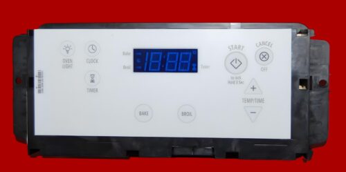 Part # W10173529 - Whirlpool Oven Control Board (used, overlay good - White)
