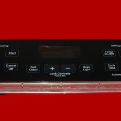 Part # WB18X20153 | 164D8450G032 | GE Oven Control Board (overlay fair - Black )