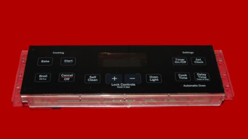 Part # WB18X20153 | 164D8450G032 | GE Oven Control Board (overlay fair - Black )