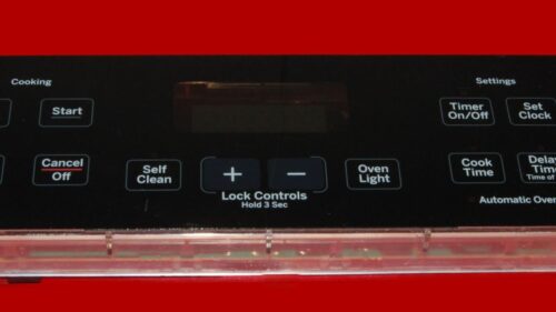 Part # WB18X20153 | WB27X45466 | 164D8450G032 | GE Oven Control Board (overlay fair - Black )
