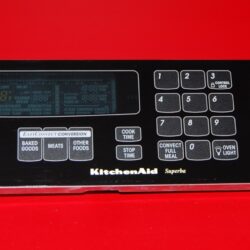 Part # 9755180 | 8190681 Kitchen Aid Oven Control Board and Touch Pad (used, overlay good - Black)