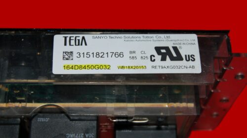 Part # WB18X20153 | 164D8450G032 | GE Oven Control Board (overlay fair - Black )