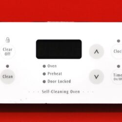 Part # 316207502 - Frigidaire Oven Control Board ( used, overlay very good - Bisque )