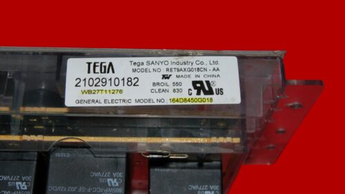GE Oven Control Board WB27T11276 164D8450G018 | OEM Used Tested (overlay fair - White)