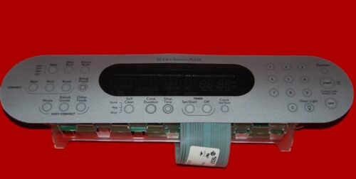 Part # 9762811 | 9762103 | Whirlpool Oven Control Board And Touch Membrane (overlay Good - Silver)