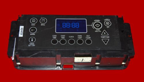Part # W10173527 Whirlpool Gas Oven Electronic Control Board (used, overlay fair- Black)