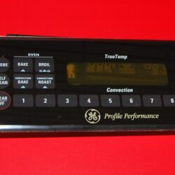 Part # WB50T10016 | WB27T10077 - $175 GE Oven Touch Panel And Control Board (used, overlay good - Black)