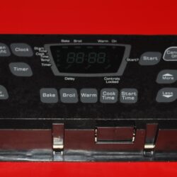 Part # W10271723 Whirlpool Oven Control Board (used, overlay Fair - Black)