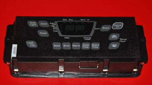 Part # W10271723 Whirlpool Oven Control Board (used, overlay Fair - Black)