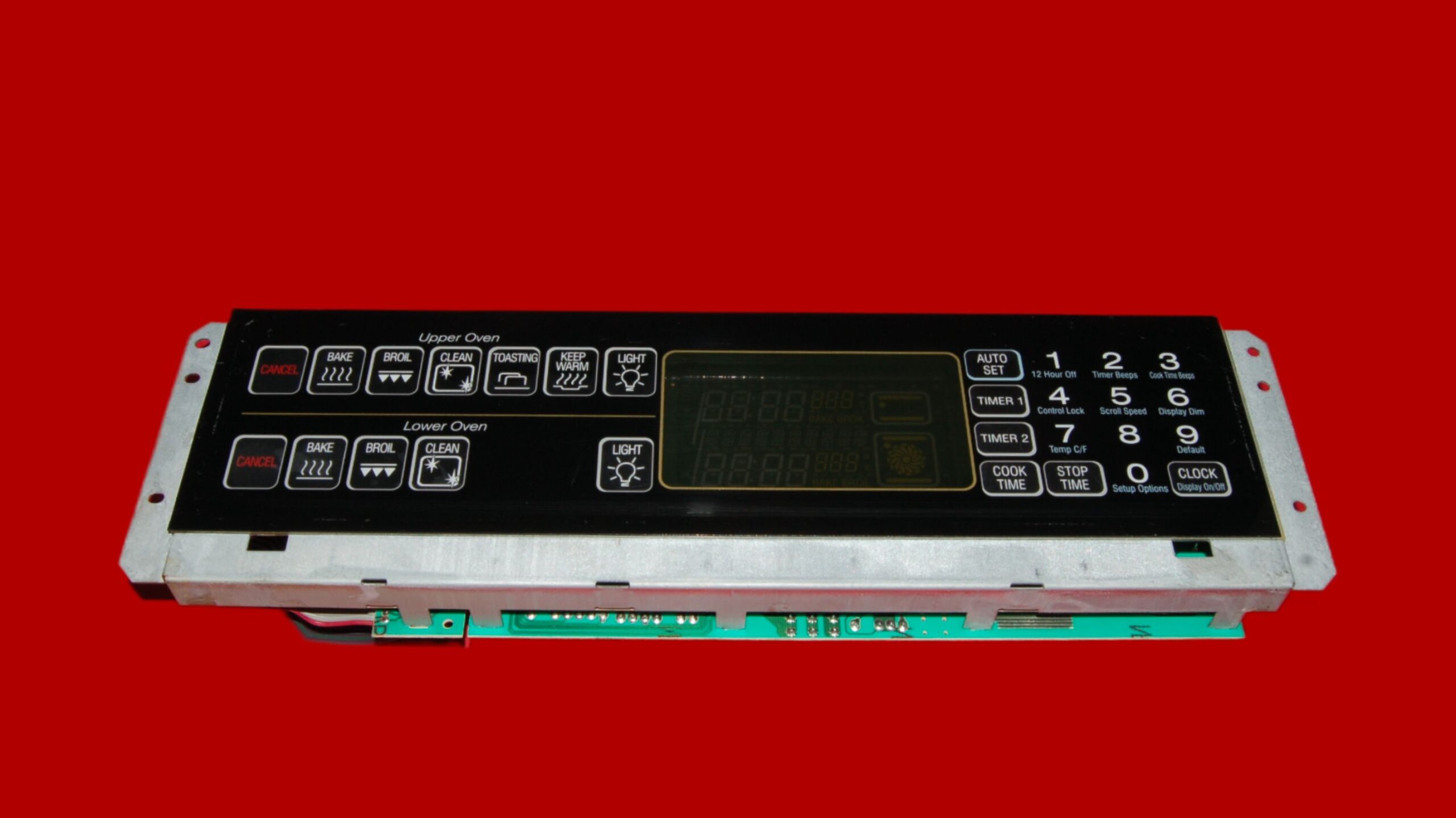 Maytag Oven Control Board 7601P608-60 | 12001661 | OEM Used Tested (overlay good - Black)