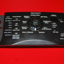 Part # 8182286 | 8182235 - $125 Kenmore Front Load Washer Control Panel And User Interface Board (used, condition fair - Dark Gray)