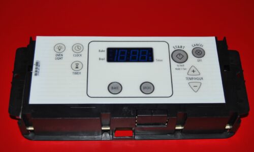 Part # W10114367 Whirlpool Oven Control Board (used, overlay good - White)