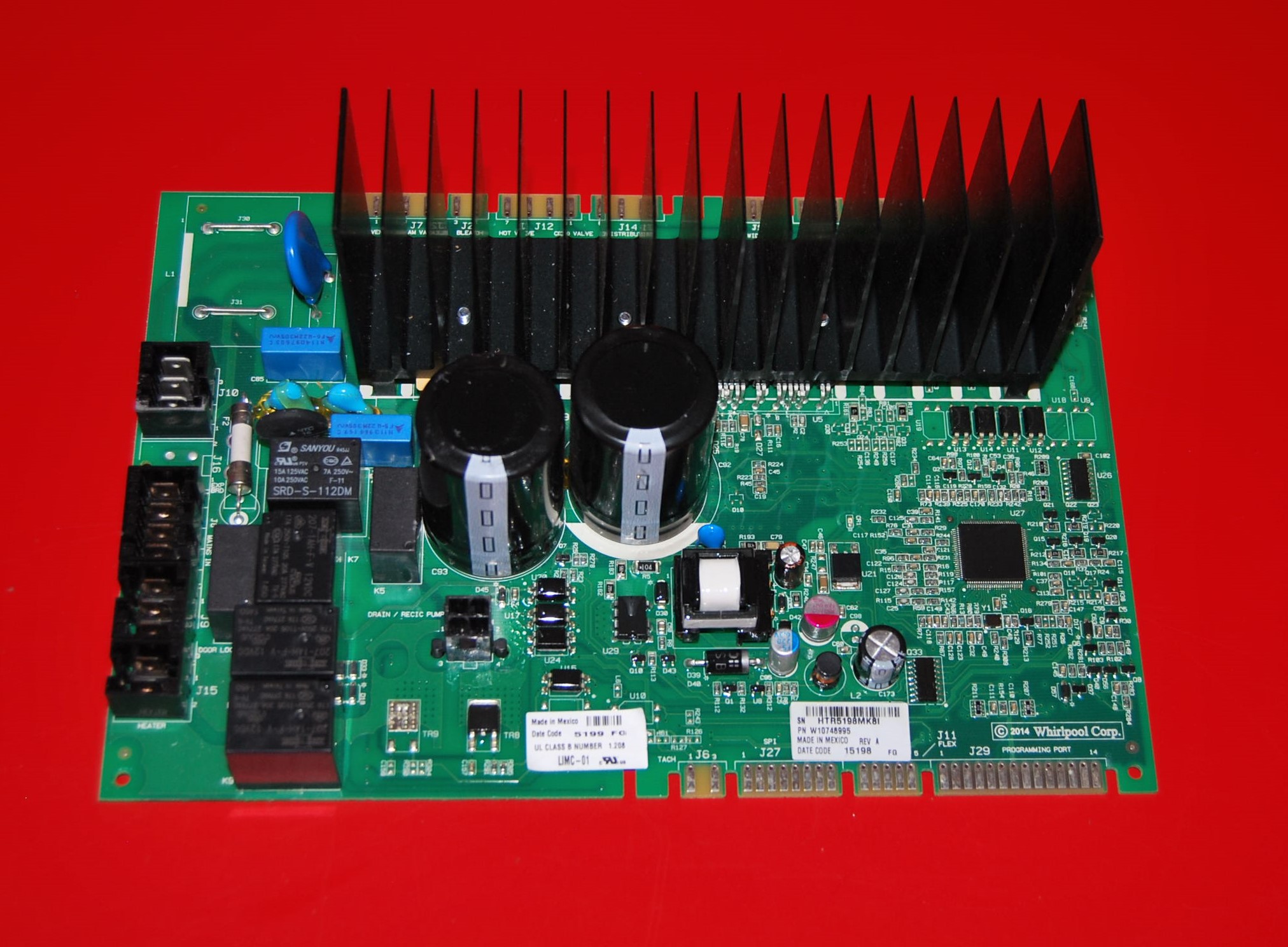 Part W10748995 150 Whirlpool Front Load Washer Control Board (used)