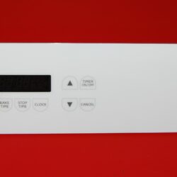 Part # 318030601 | 318010900 Frigidaire Oven Control Panel And Board (used, overlay good - White)