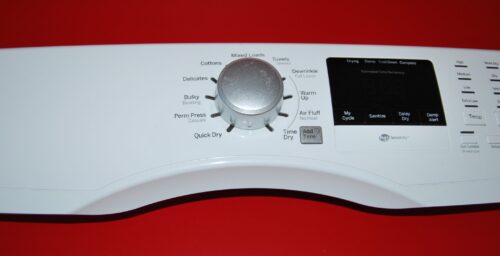 Part # WE20X23594 | WE04X2909 GE Dryer Control Panel And User Interface Board (used, condition fair - White)