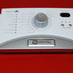 Part # W10163310 | 8182150 Maytag Front Load Washer Control Panel And User Interface Board (used, condition good - White)