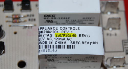 Part # 8507P205-60 Maytag Control Board (used, Electronics Only)