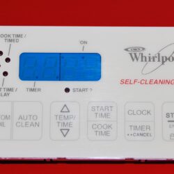 Part # 8053162 | 6610161 - Whirlpool Oven Control Board (used, overlay very good - Almond)