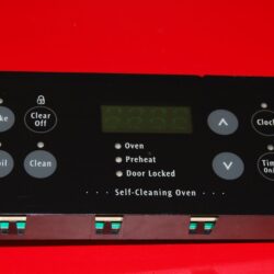 Part # 316207500 - Frigidaire Gas Oven Control Board (used, overlay Fair- Black) Broken Tab