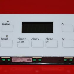 Part # A12736402 - Frigidaire Oven Control Board (used, overlay excellent - White)