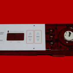GE Oven Control Board 164D2851P011 | WB27X5525 | WB27X10311 | OEM Used Tested (overlay fair, broken led lens - White)