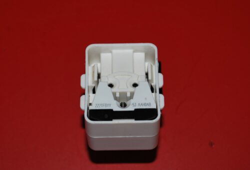 Part # 197D4848P044 GE Refrigerator Start Relay And Capacitor (used)