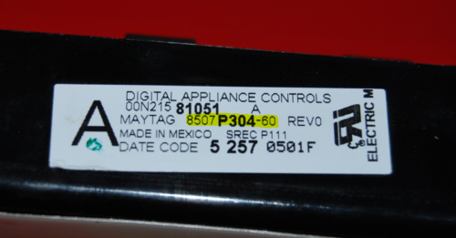 Part # 8507P304-60 | 5701M760-60 - $Maytag Control Board (used, overlay poor - Bisque)