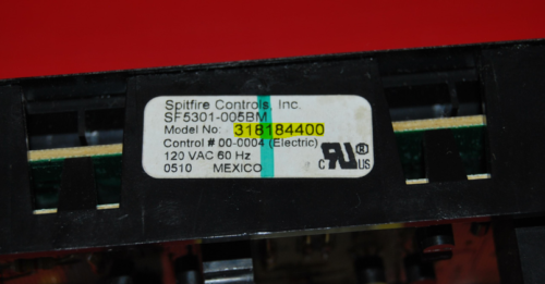 Part # 318184400 - $Frigidaire Oven Control Board (used, overlay good - Black)
