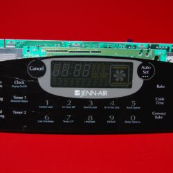 Part # 8507P173-60 - $Jenn Air Oven Control Panel And Board (used, overlay fair - Black)
