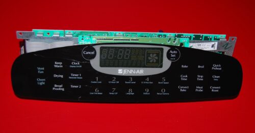 Part # 8507P173-60 - $Jenn Air Oven Control Panel And Board (used, overlay fair - Black)